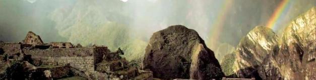 Sunrise over Machu Picchu