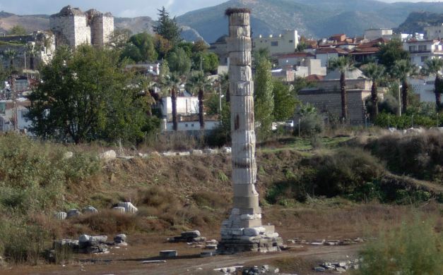 Little remains of the Artemission Temple near Ephesus