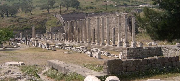 The Asklepion is a highlight of many tours to Pergamum