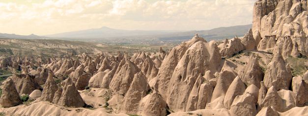 Cappadocia is known for its unusual rock formations