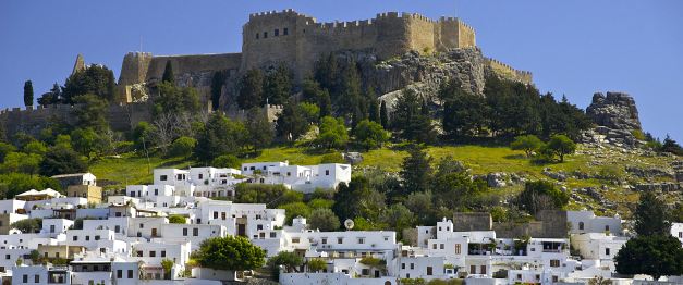 View of Archangelos, Rhodes