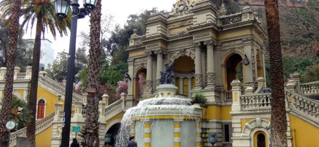 Santa Lucia Hill is a popular stop on many Santiago Day Tours