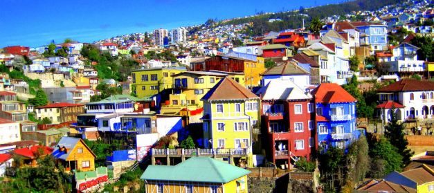 Valparaiso is known for its colourful houses