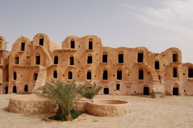 The Berber Graneries of Matmata were used as the Slave Quaters in Mos Espa