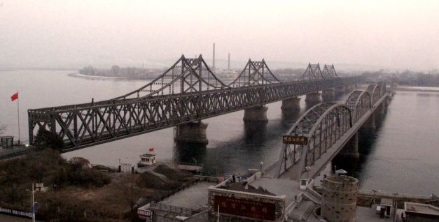 Friendship Bridge connecting China and North Korea