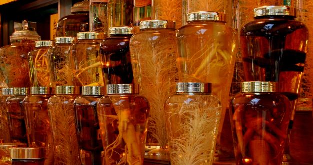 Ginseng is an important product and export in Korea