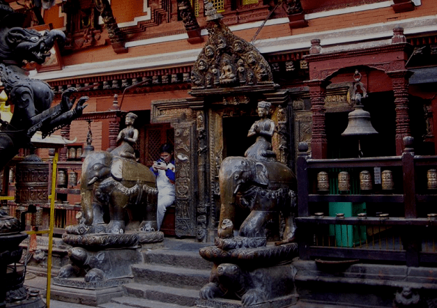 The Golden Pagoda in Patan