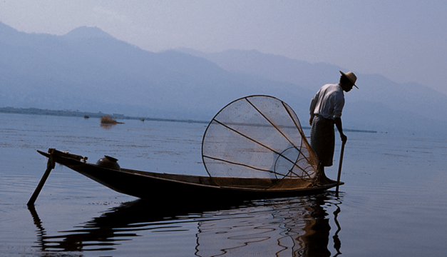 Fisherman at Inle Lake