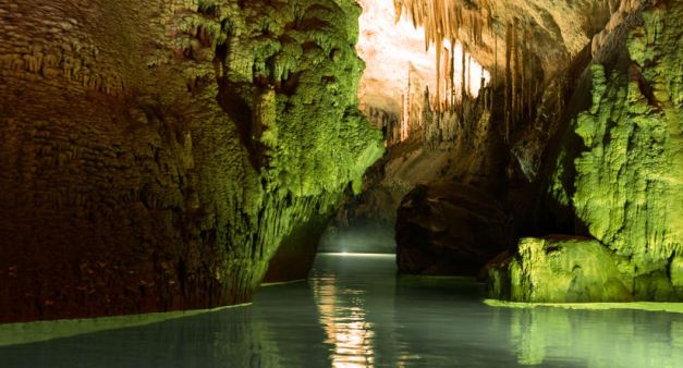 The Jeita Grotto cavern complex is filled with some incredible rock formations