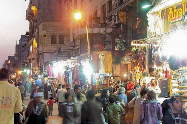 The streets of Khan el Khalili Bazaar