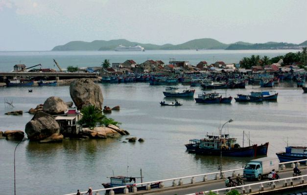 The seaside town of Nha Trang