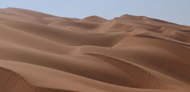 The sand dunes outside of Rub Al Khali