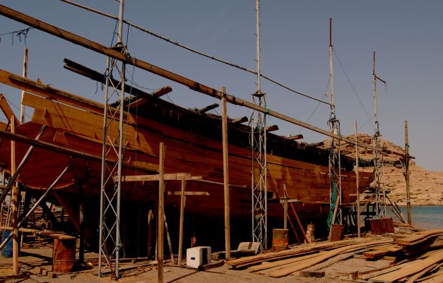 Sur is known for the construction of Dhows
