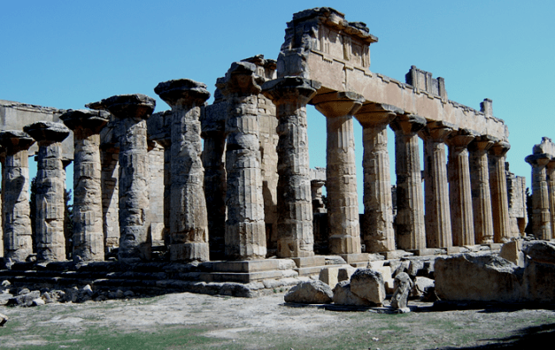 The Temple of Zeus near Cyrenece is almost as imposing as the Pantheon, though it does not have quite the same prominence of location