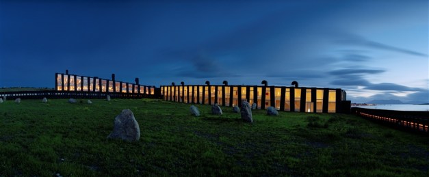 Exterior view of Remota, a luxury property inPatagonia near Puerto Natales (Chile)