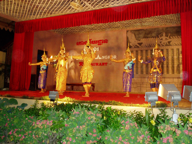 Traditional Cambodian Dancers in Siem Reap