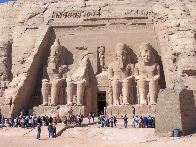 The Temple of Ramses at Abu Simbel